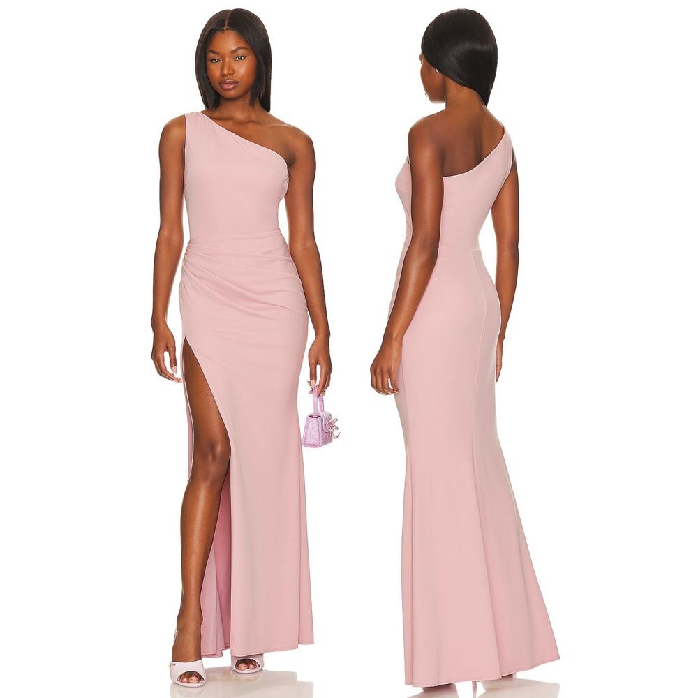 Katie May Rebecca Gown One Shoulder Formal Wedding Guest Prom Party Hoco Gala S